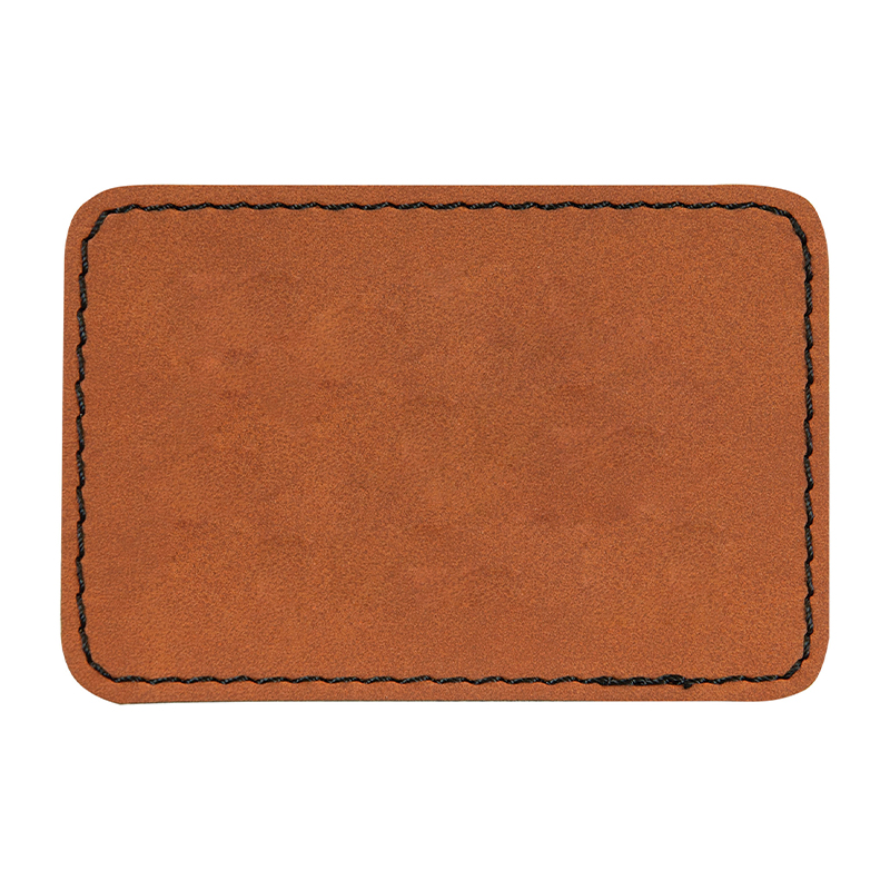 Obdĺžnikové koženkové nášivky 3' x 2'