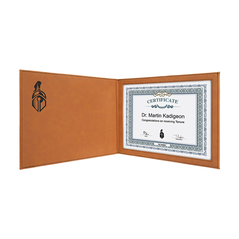 Laserovateľné koženkové držiaky certifikátov