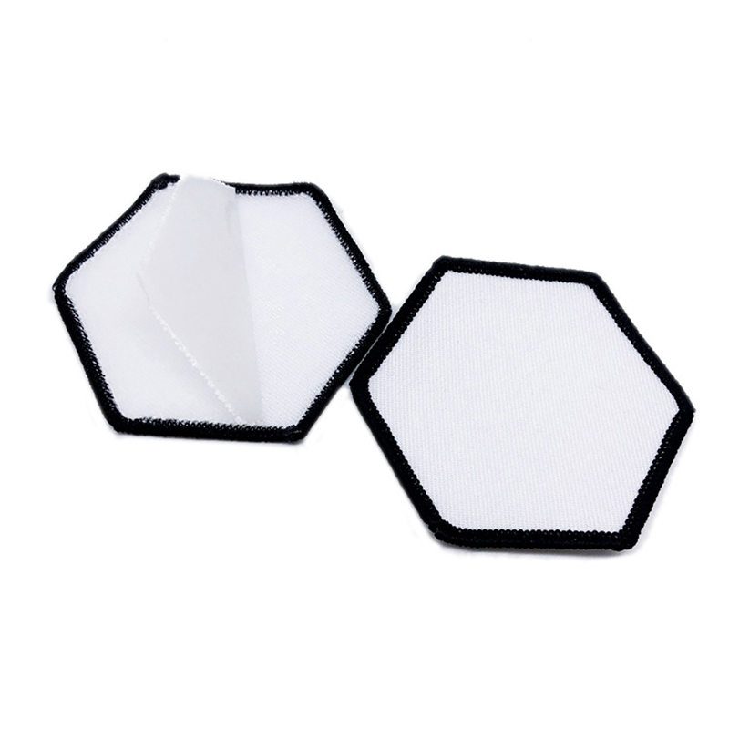 3 1/2' x 2 1/2' obdĺžnikové sublimačné koženkové záplaty s lepidlom