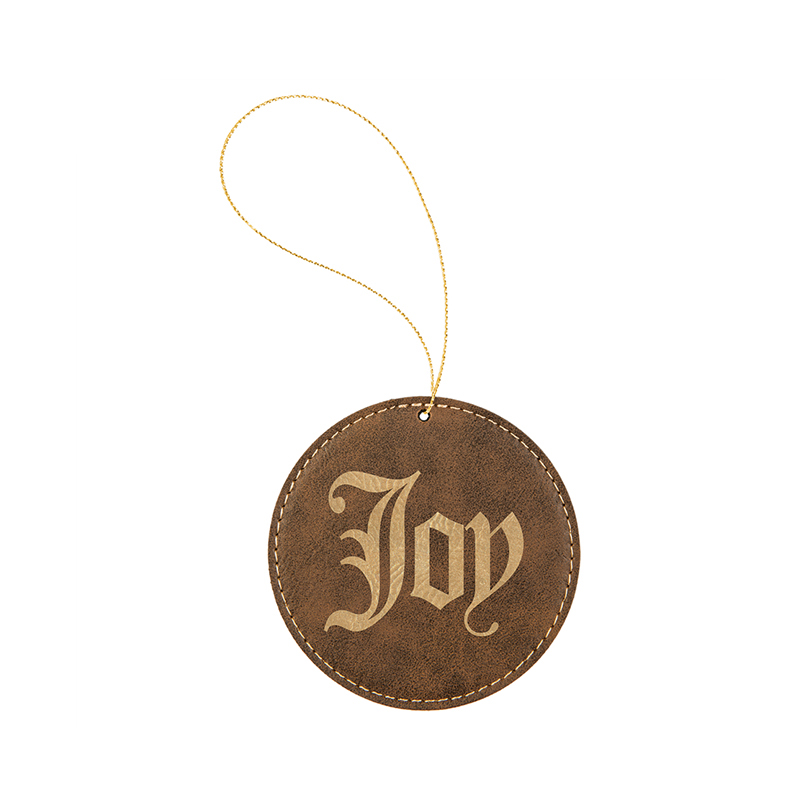 Guľatý ornament z koženky