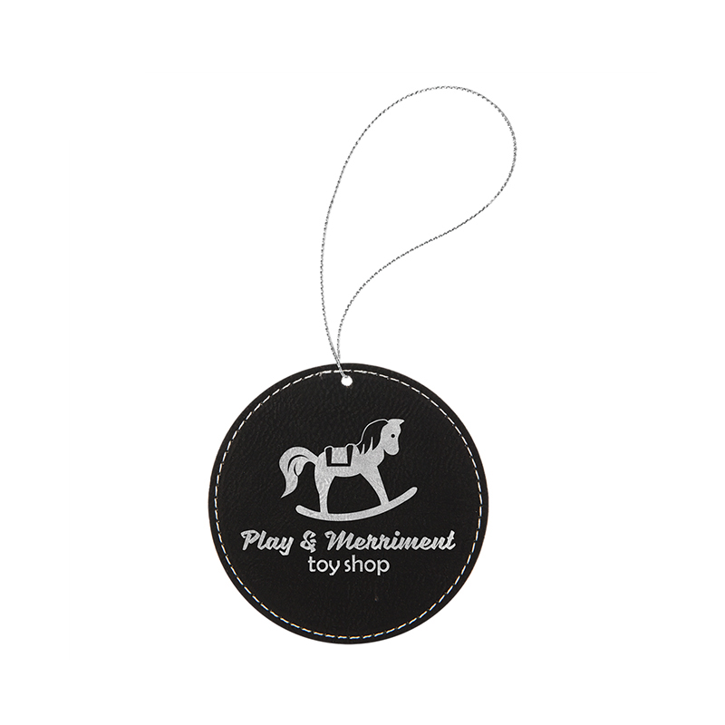 Guľatý ornament z koženky