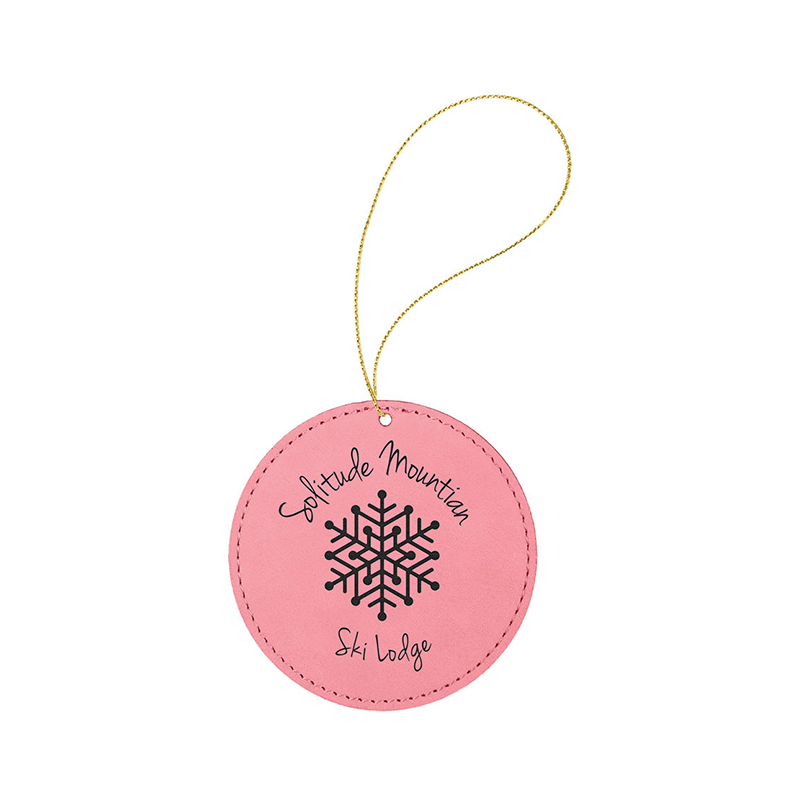 Guľatý ornament z koženky