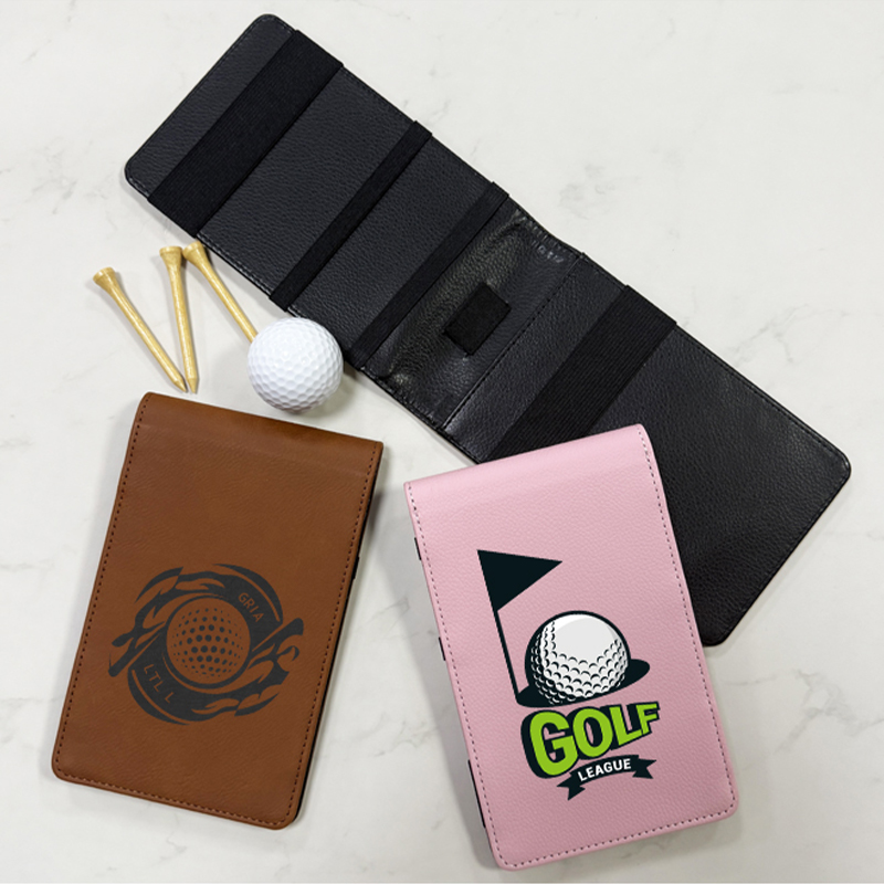 Sublimačný koženkový golfový držiak na skóre