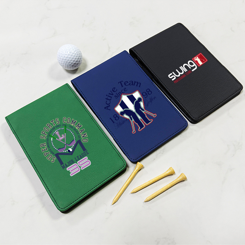 Sublimačný koženkový golfový držiak na skóre