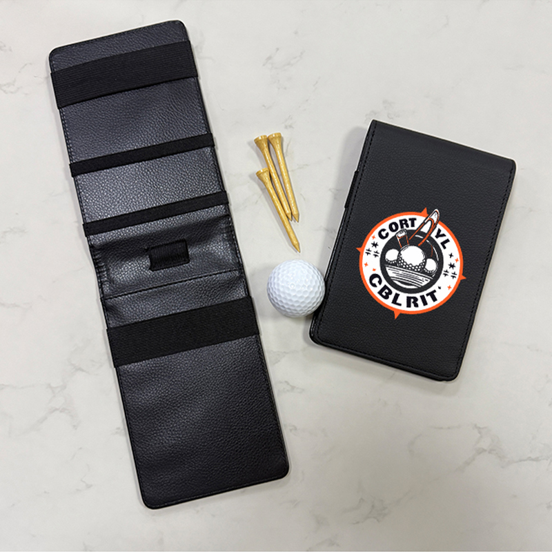 Sublimačný koženkový golfový držiak na skóre