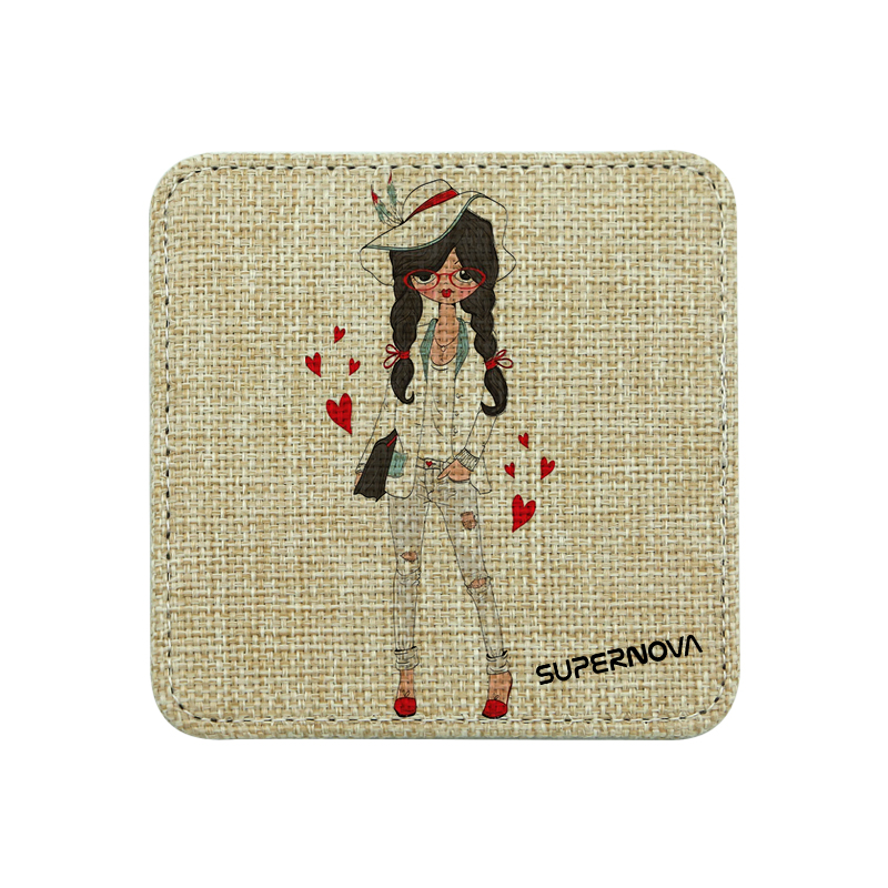 Sublimačná Juta Coaster-Square
