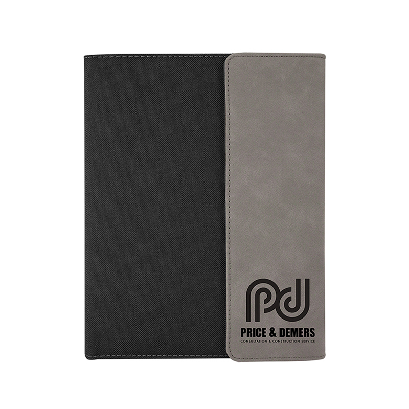 Plátno 7' × 9' s koženkovým portfóliom