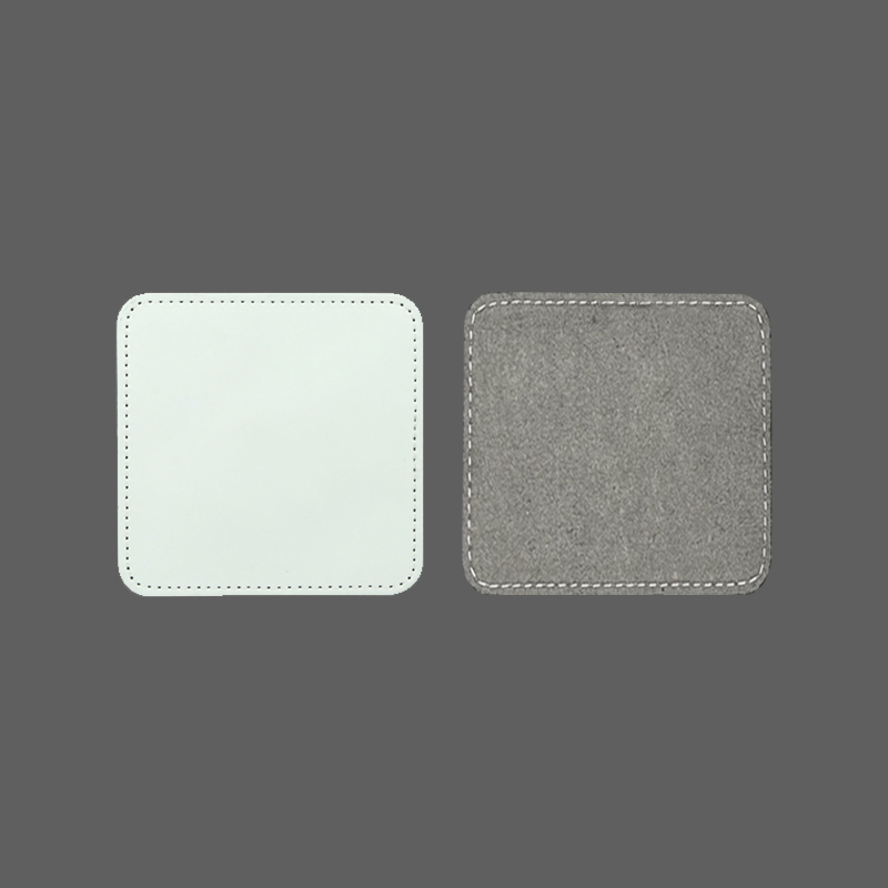 2 1/2' x 2 1/2' štvorcové sublimačné koženkové záplaty s lepidlom