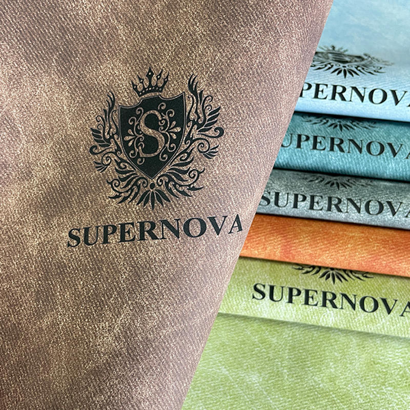 Denimové laserovateľné koženkové obliečky s lepidlom/bez lepidla